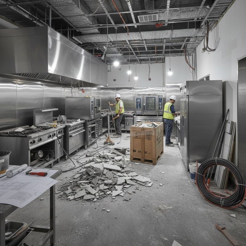 Restaurant Kitchen Remodeling detail